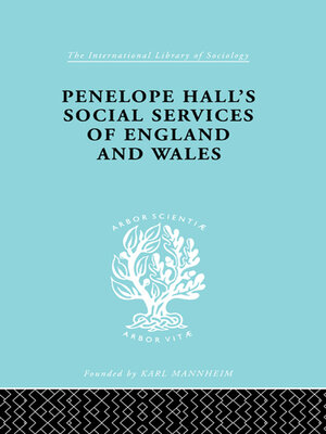 cover image of Penelope Hall's Social Services of England and Wales